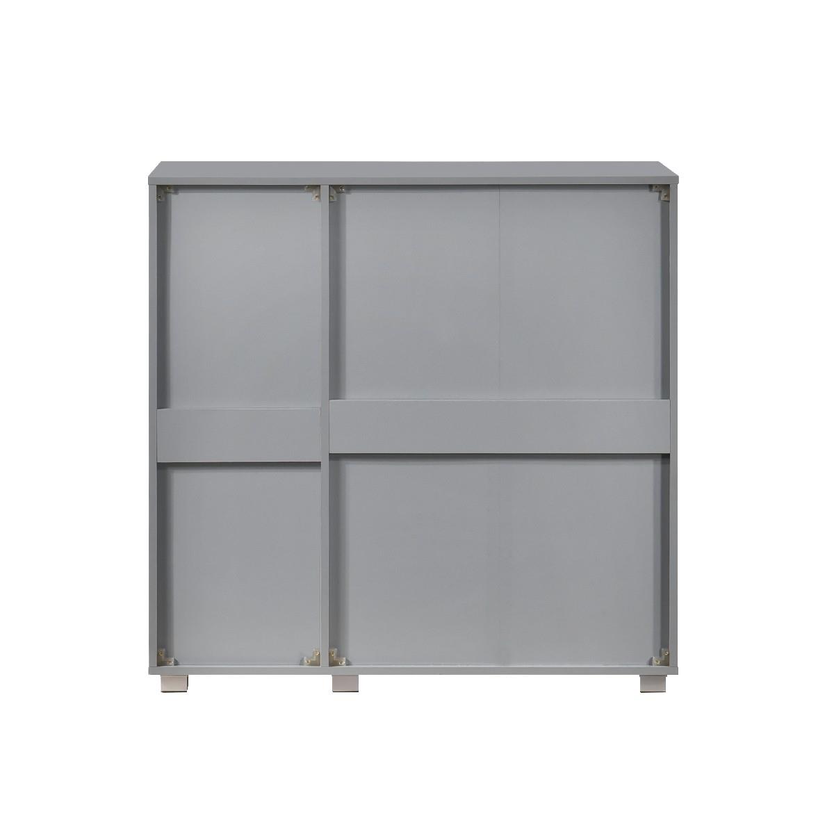 Euston 2 & 3 Door Wooden Shoe Storage Cabinet Rack Stand Cupboard Slatted Doors - Picture 53 of 71