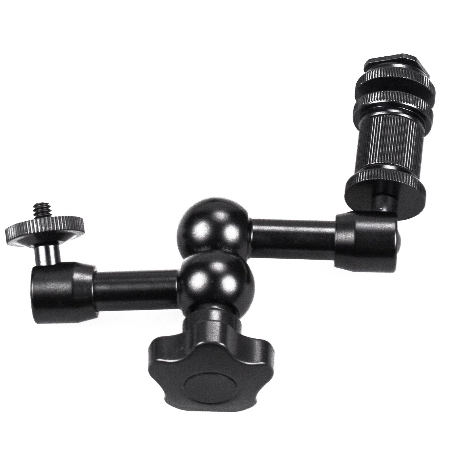 Magic Arm Articulating Crab Clamp Hot Shoe Ballhead Super Friction Holder Tripod - Picture 20 of 79