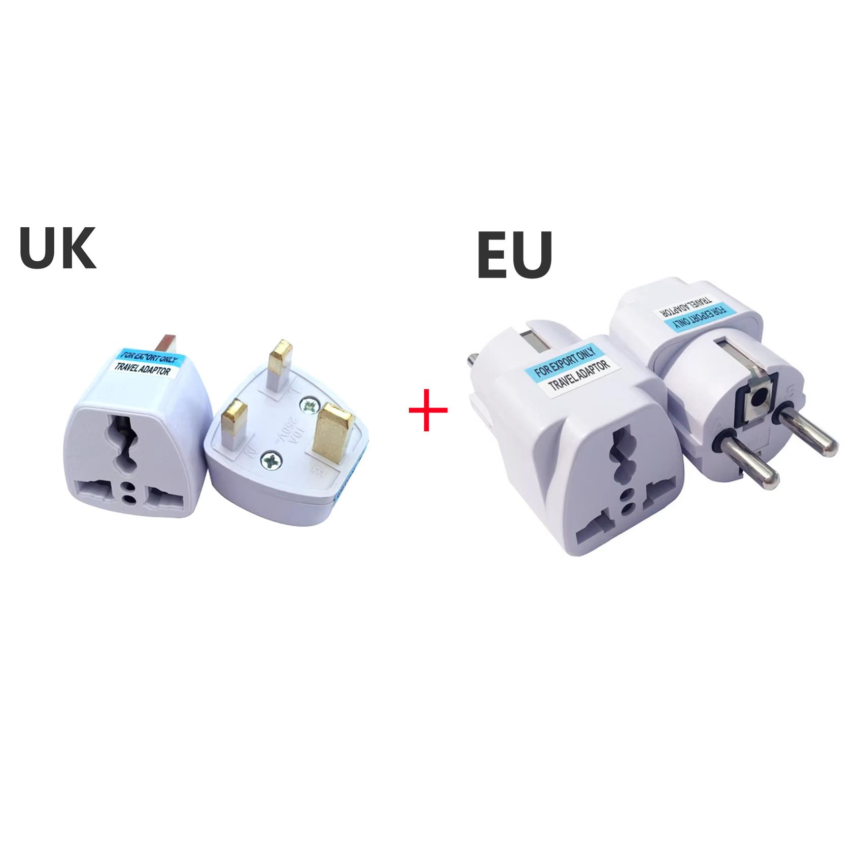 Universal EU UK Plug Adapter AU Us To EU Euro Kr Travel Adapter Electrical Plug - Picture 5 of 5