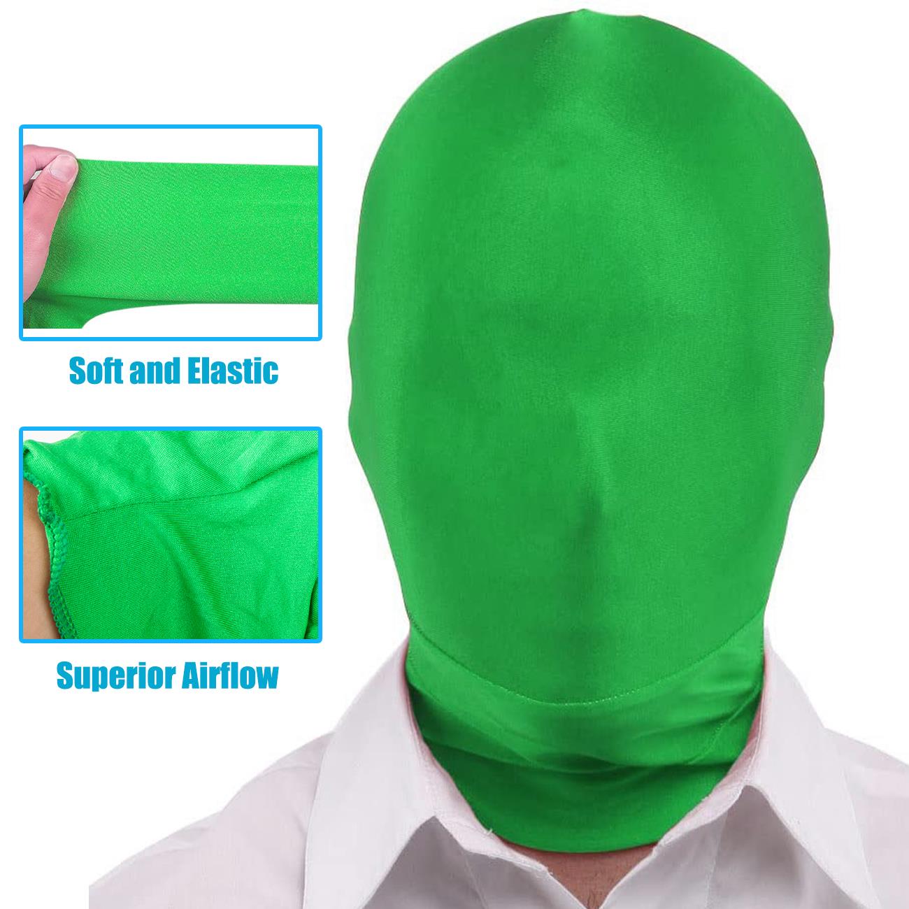 Dioche Chroma Key Groene Handschoenen – 2 Stuks, Melkzijde, Voor Green Screen Video En Fotografie, Onzichtbaarheidseffect