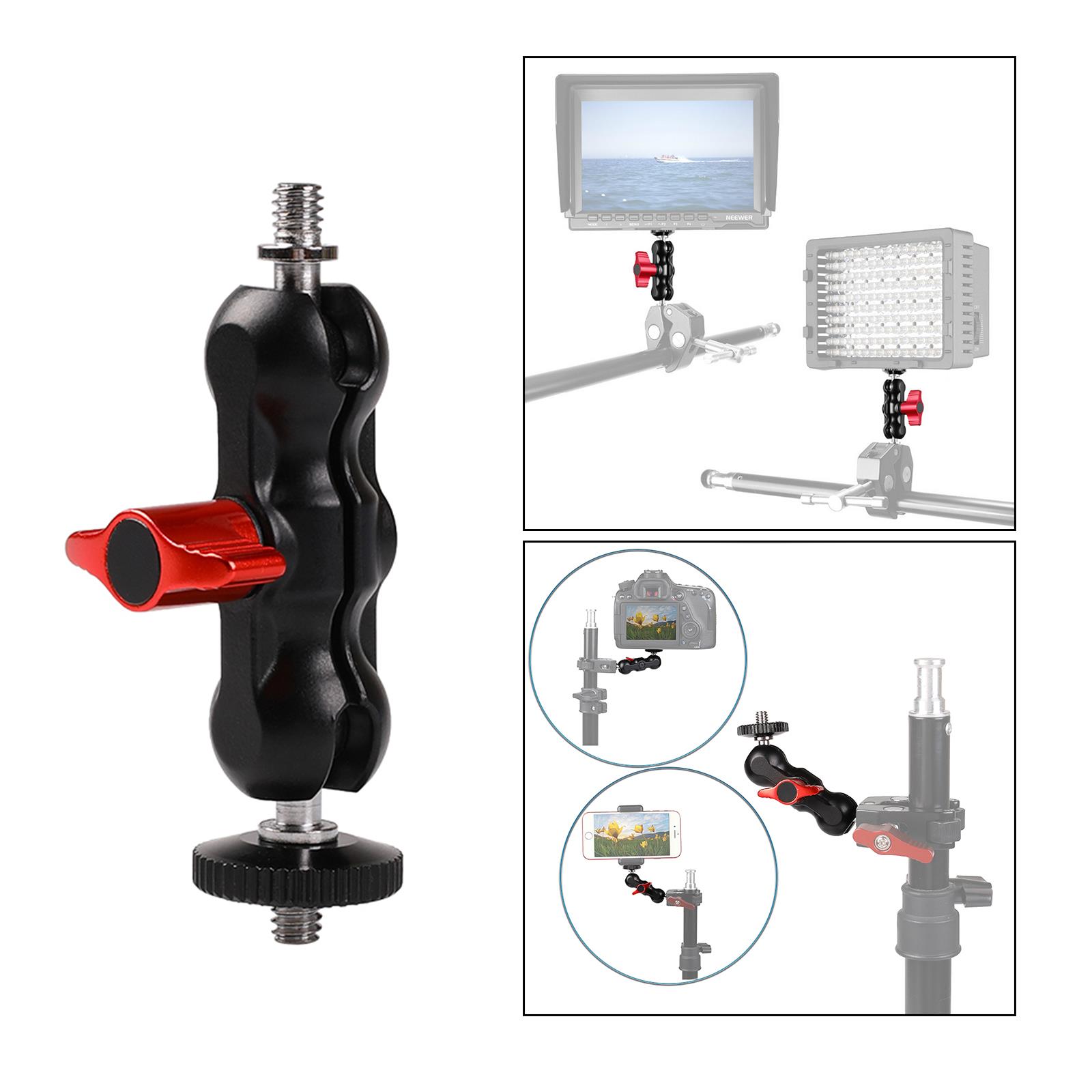 Magic Arm Articulating Crab Clamp Hot Shoe Ballhead Super Friction Holder Tripod - Picture 22 of 79