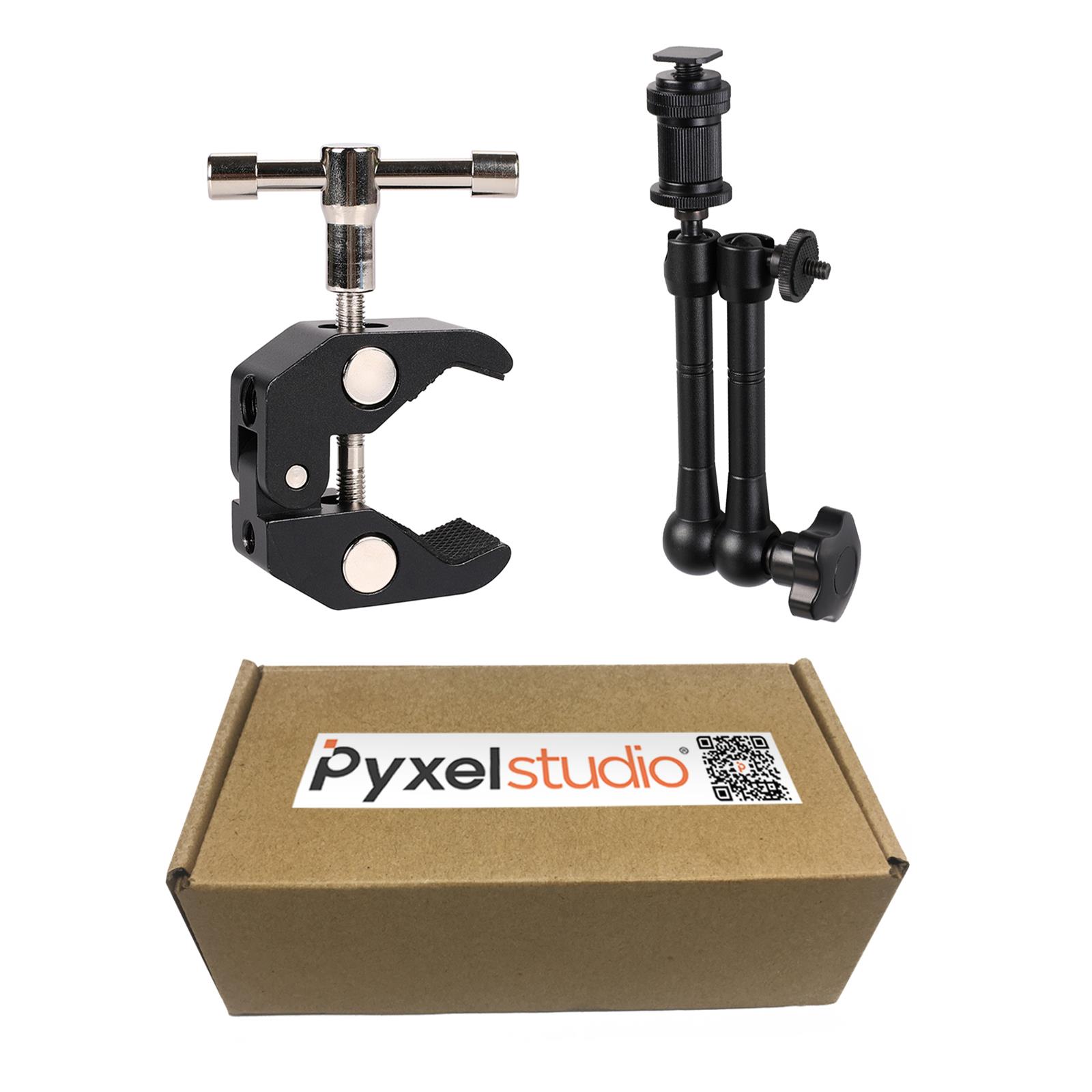 Magic Arm Articulating Crab Clamp Hot Shoe Ballhead Super Friction Holder Tripod - Picture 79 of 79