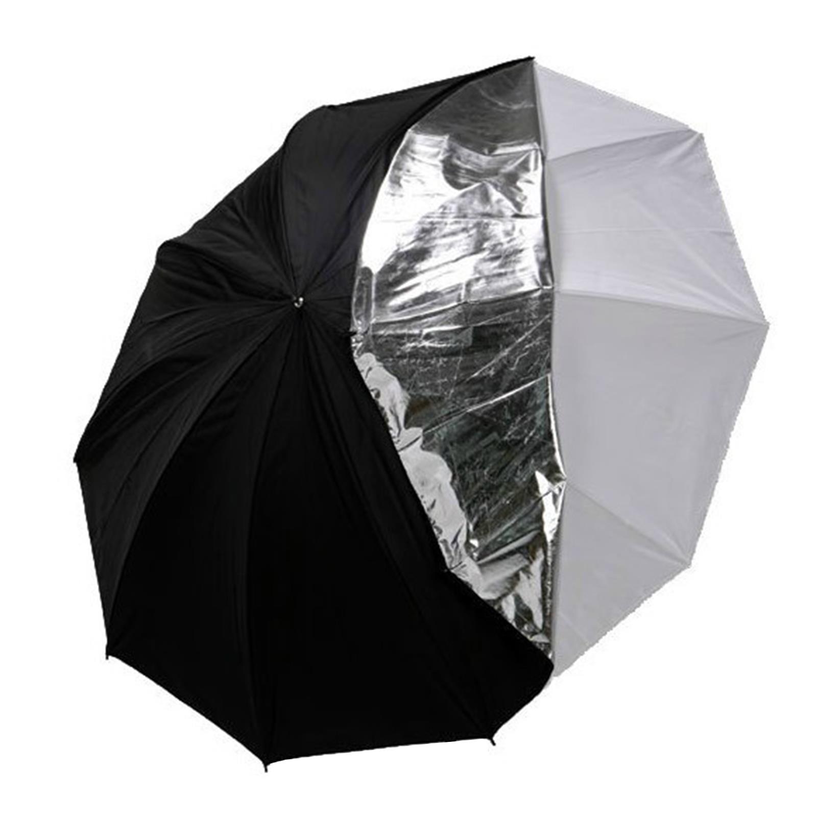 Studio Umbrella 33-43" 2in1 Flash Photo Translucent Black Soft Light Photography - Picture 8 of 15
