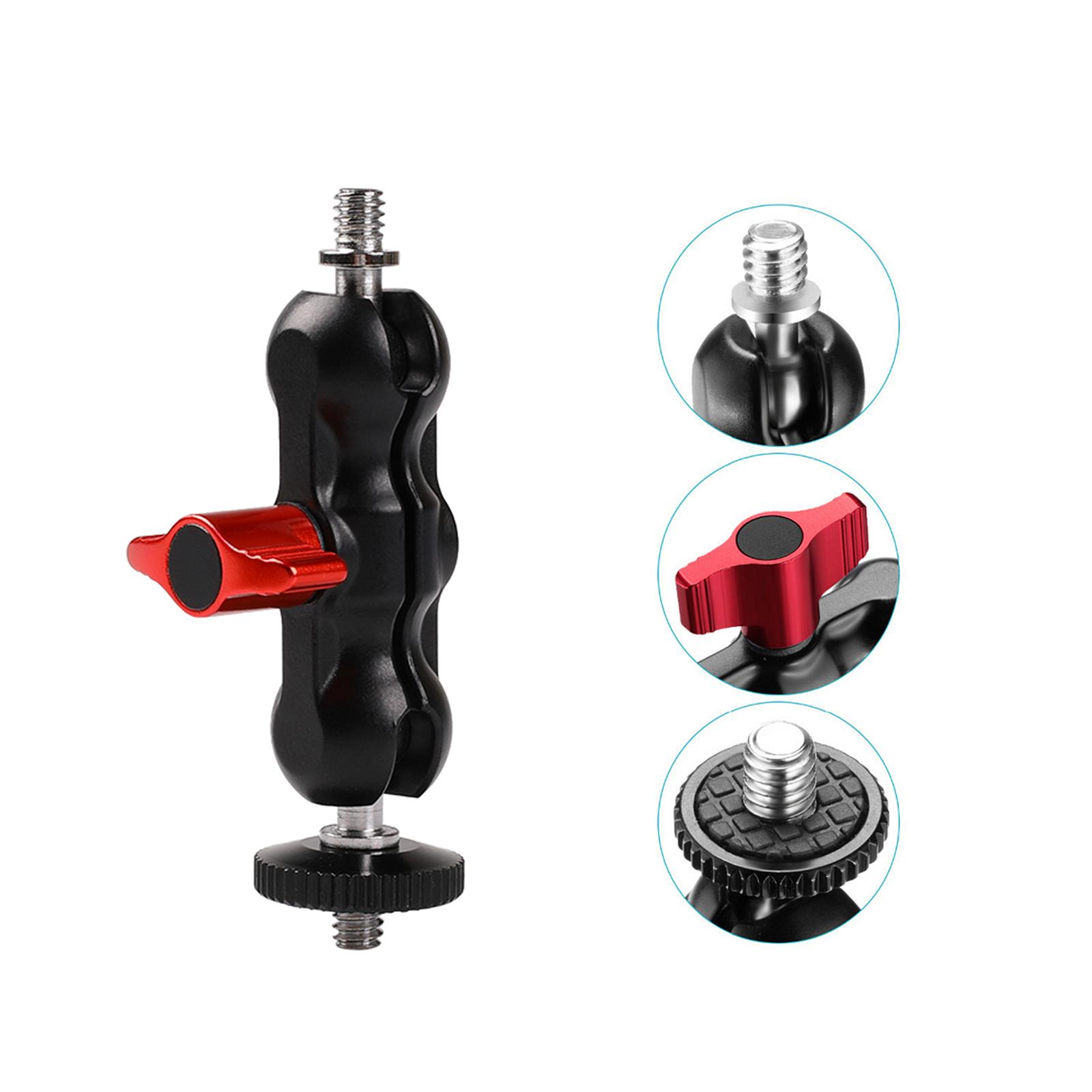 Magic Arm Articulating Crab Clamp Hot Shoe Ballhead Super Friction Holder Tripod - Picture 26 of 79