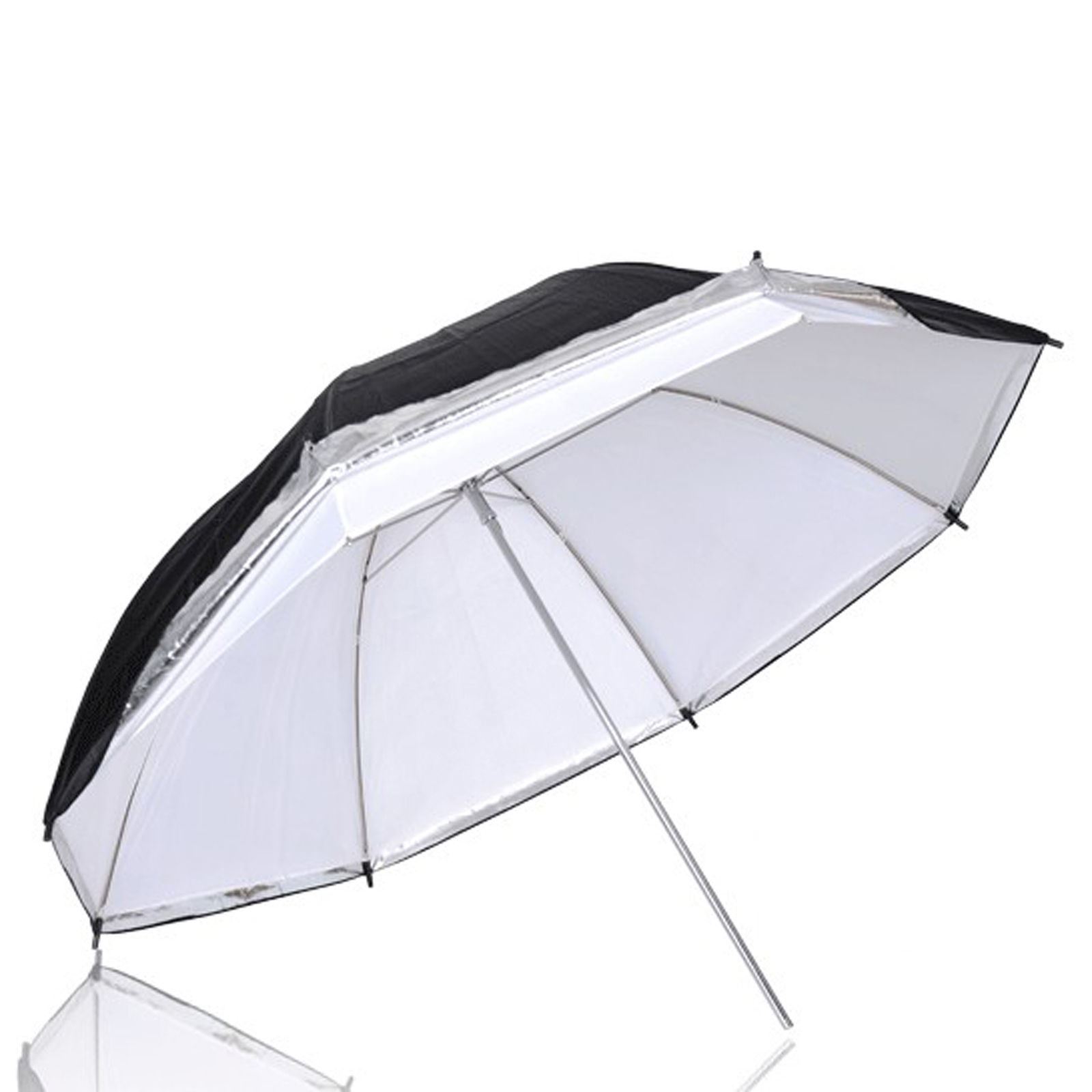 Studio Umbrella 33-43" 2in1 Flash Photo Translucent Black Soft Light Photography - Picture 12 of 15