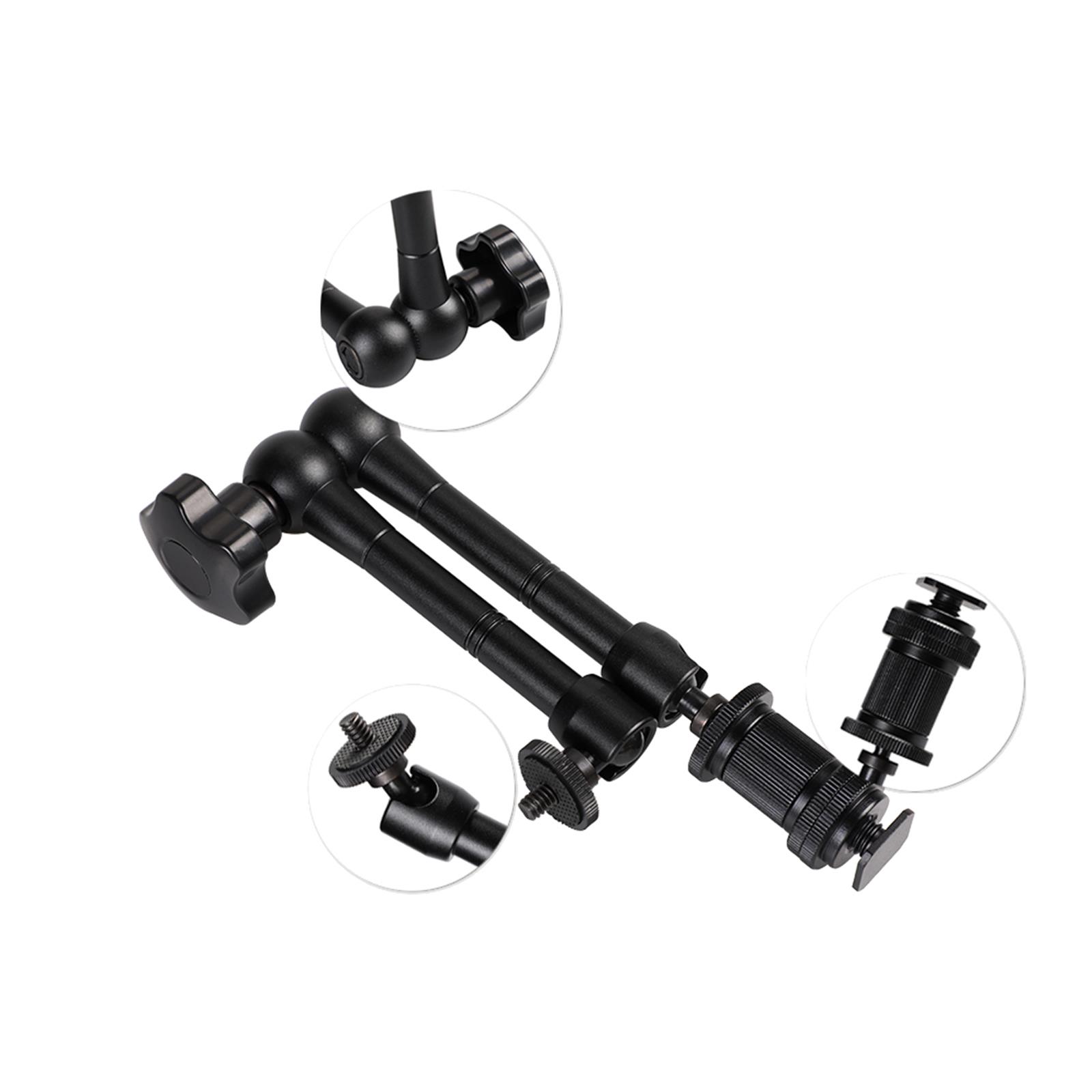 Magic Arm Articulating Crab Clamp Hot Shoe Ballhead Super Friction Holder Tripod - Picture 8 of 79