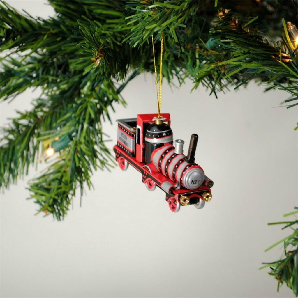 Christmas Vintage Hanging Ornament Tin Tree Decoration German Classic Retro - Picture 16 of 20