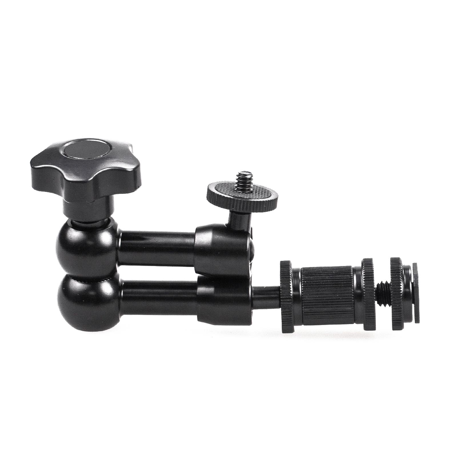 Magic Arm Articulating Crab Clamp Hot Shoe Ballhead Super Friction Holder Tripod - Picture 19 of 79