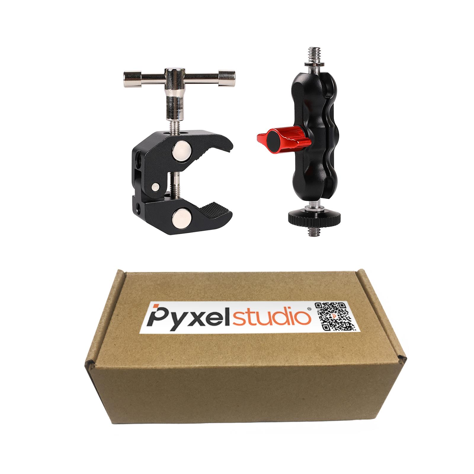 Magic Arm Articulating Crab Clamp Hot Shoe Ballhead Super Friction Holder Tripod - Picture 47 of 79