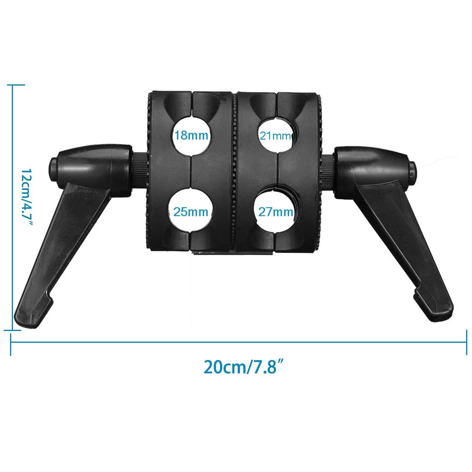 2m Light Stand with 140cm Extension Boom Arm Clamp for Photographic Lighting UK - Picture 38 of 79