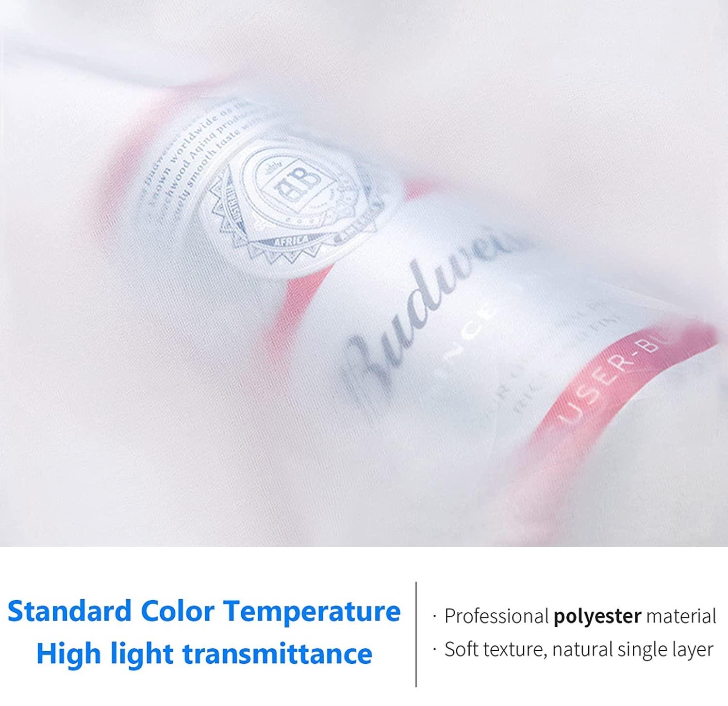 Tessuto di diffusione fai da te nylon seta bianca senza cuciture 1,5 x 1 m/3 m/6 m per illuminazione fotografica Regno Unito - Foto 15 di 35