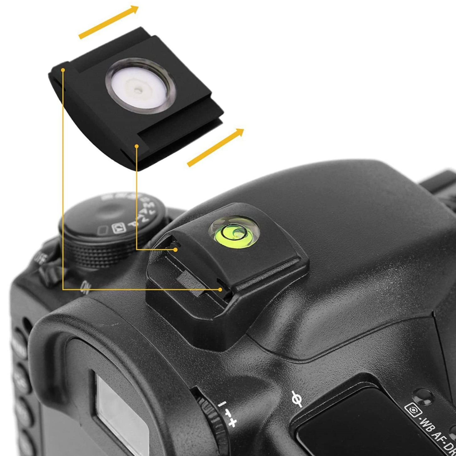 Camera Flash Hot Shoe Spirit Level 2 or 3 Axis Bubble Mount for DSLR