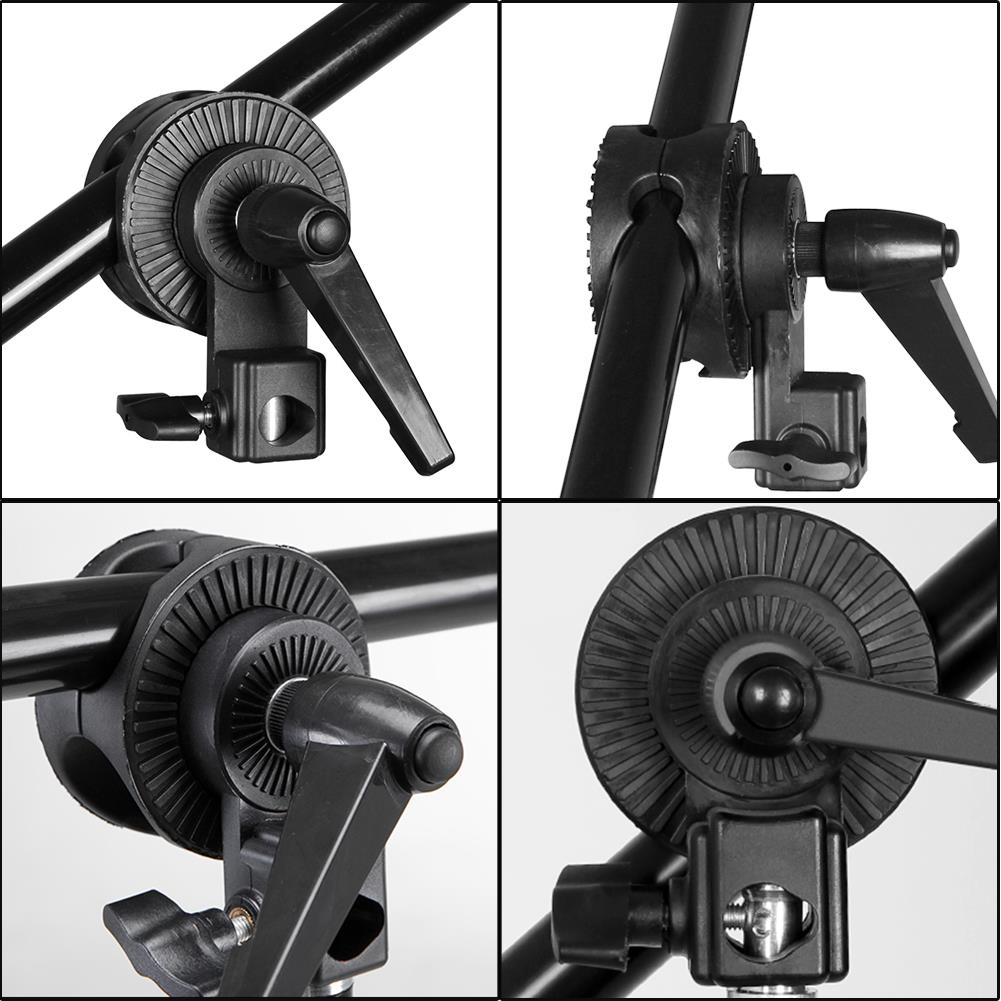 2m Light Stand with 140cm Extension Boom Arm Clamp for Photographic Lighting UK - Picture 47 of 79