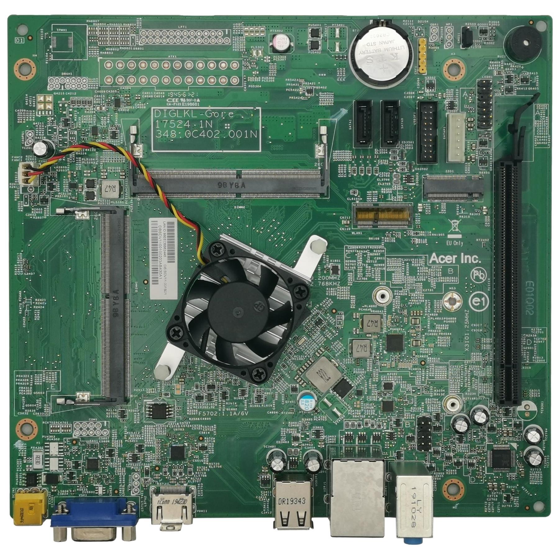Acer XC-830 Motherboard Main Board Intel Celeron J4025 DB.BDV11