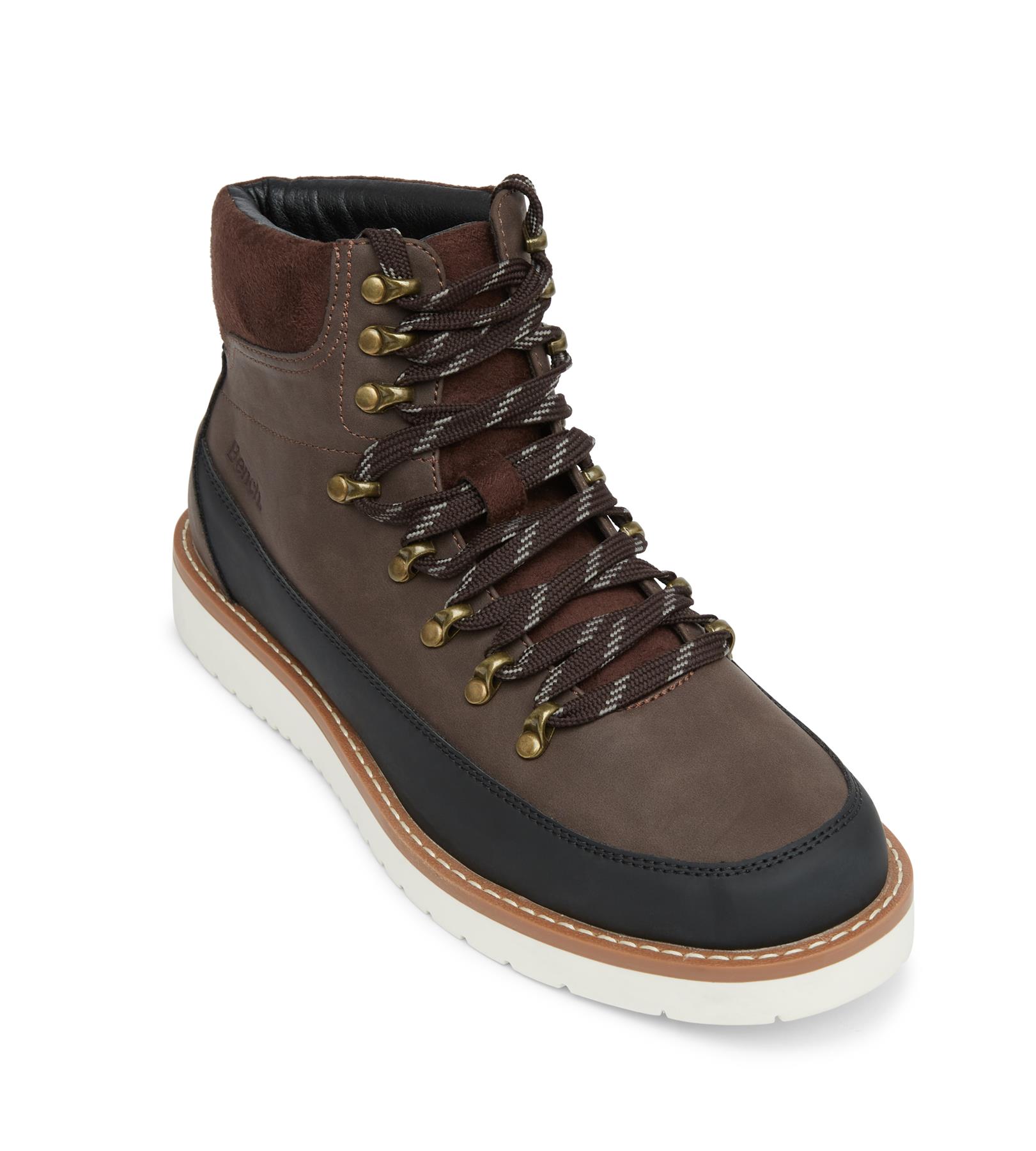 Bench Mens 'Chorlton' Brown & Grey Ankle Boot, All Sizes, Lace up, Casual, Hike - Picture 18 of 24