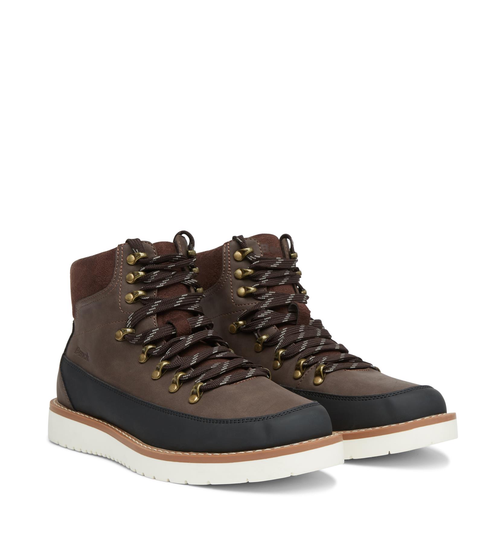 Bench Mens 'Chorlton' Brown & Grey Ankle Boot, All Sizes, Lace up, Casual, Hike - Picture 15 of 24