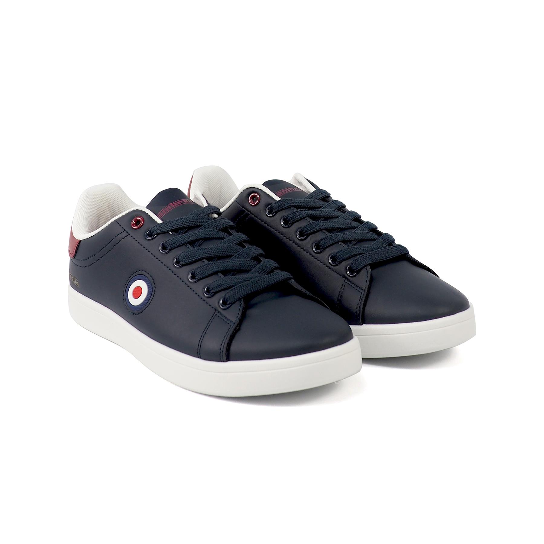 Lambretta Men's 'Pinball 2' White, Navy and Tan, Cupsole Trainer, All Sizes - Picture 21 of 34