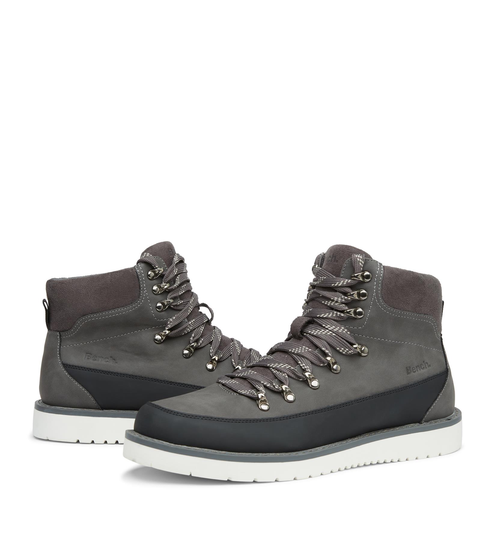Bench Mens 'Chorlton' Brown & Grey Ankle Boot, All Sizes, Lace up, Casual, Hike - Picture 22 of 24