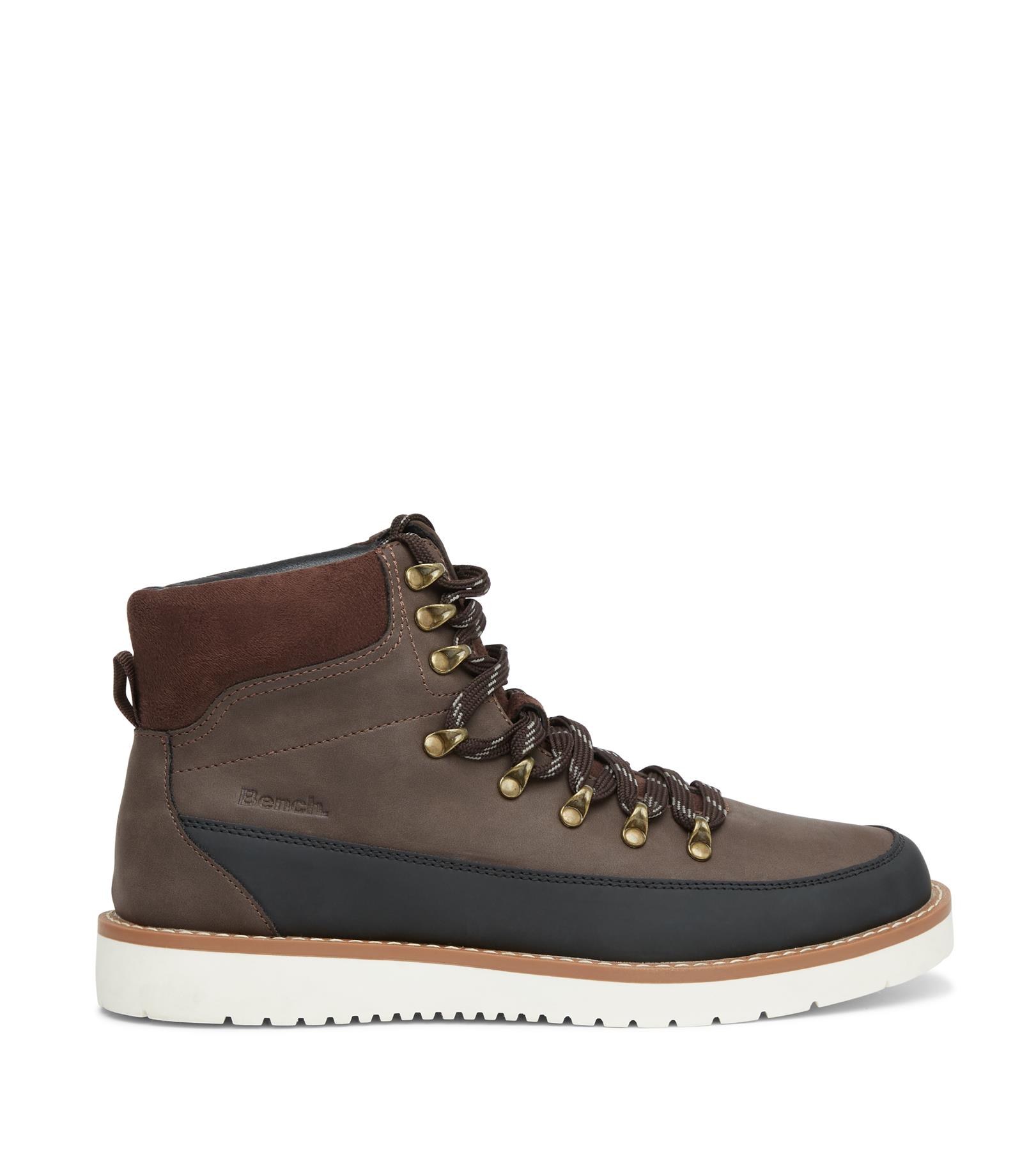 Bench Mens 'Chorlton' Brown & Grey Ankle Boot, All Sizes, Lace up, Casual, Hike - Picture 13 of 24