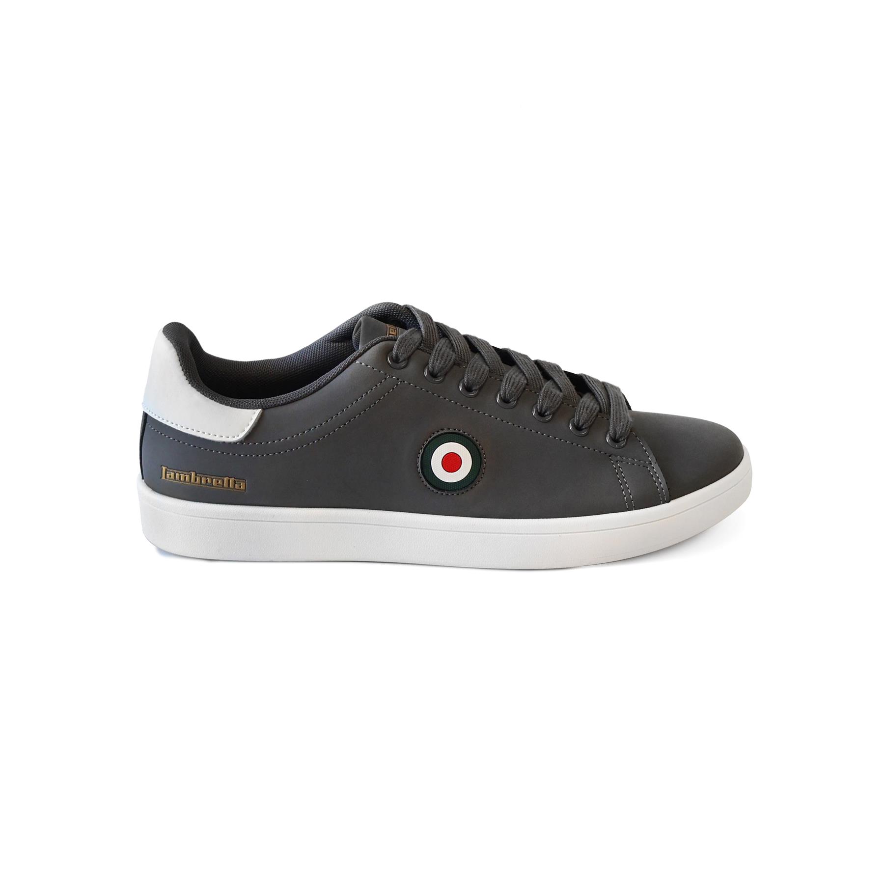 Lambretta Men's 'Pinball 2' White, Navy and Tan, Cupsole Trainer, All Sizes - Picture 16 of 34
