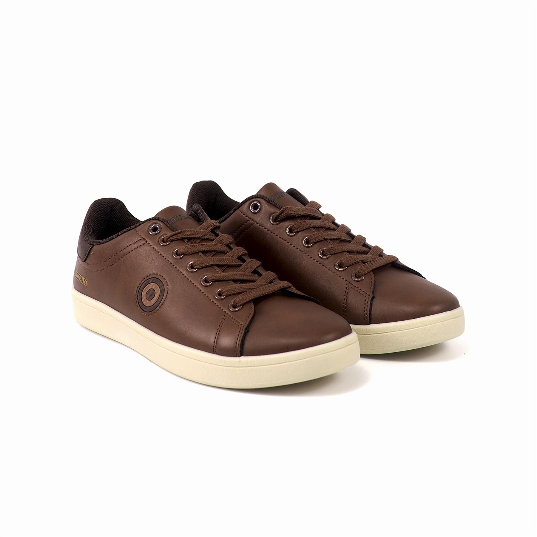 Lambretta Men's 'Pinball 2' White, Navy and Tan, Cupsole Trainer, All Sizes - Picture 27 of 34