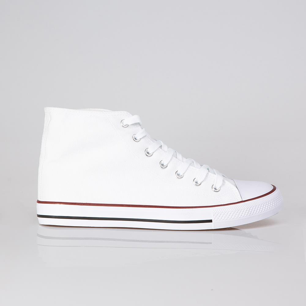 Mens Classic High Top Trainers Basketball Sneakers Lace Up Sport Shoes Walking - Picture 29 of 34