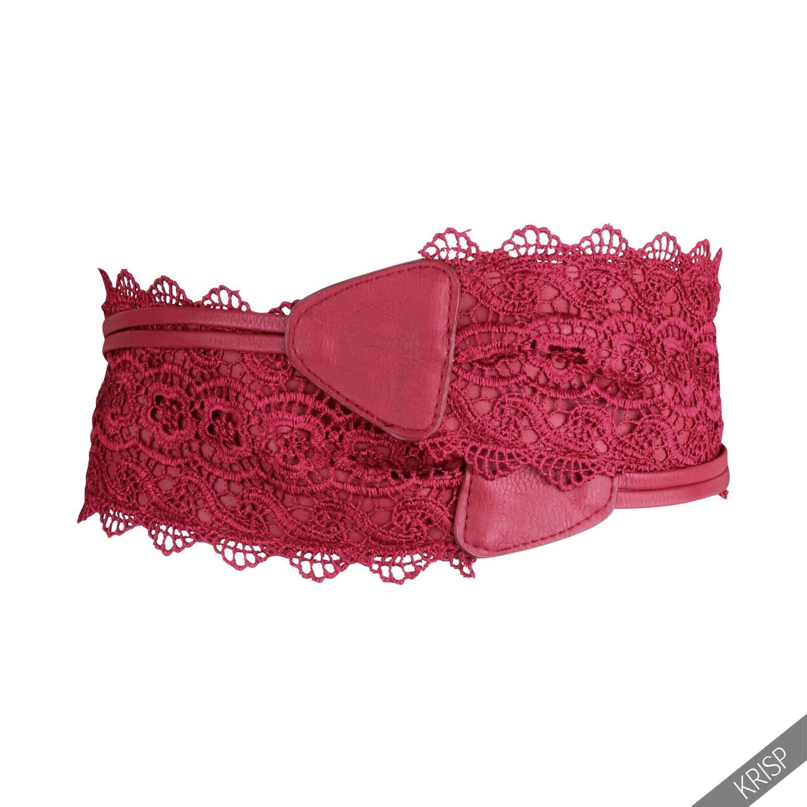 Cinturón de Mujer Correa Cinturones Cintura Buckle Lujo Unisex Fiesta Rojo Negro - Imagen 20 de 70