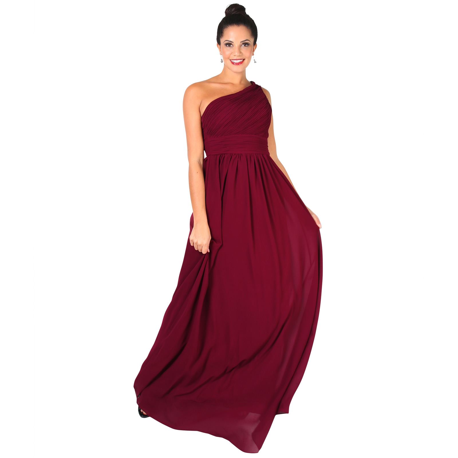 Women Maxi Dress Formal Long Ladies Gown Chiffon Evening Wedding Party
