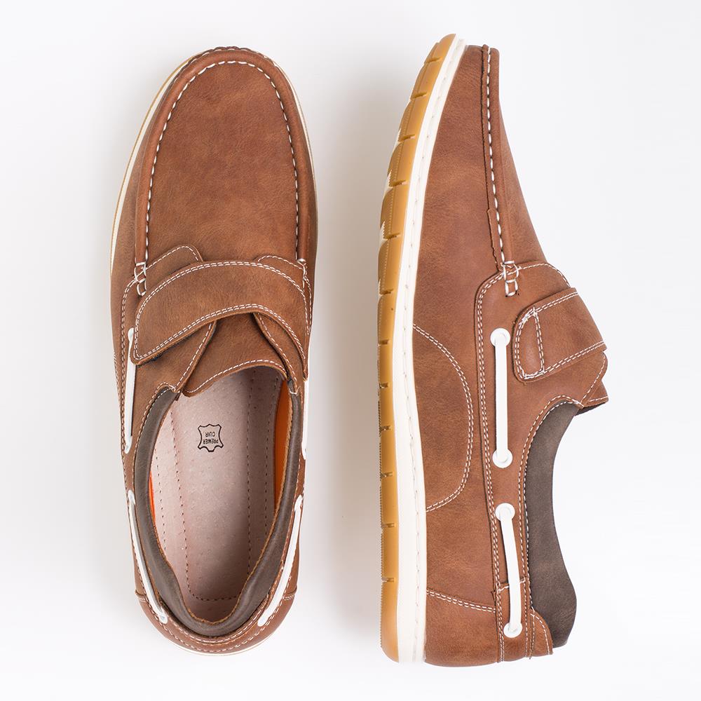 Mens Casual Boat Shoes Faux Leather Slip on Deck Summer Loafers Moccasins - Picture 20 of 23