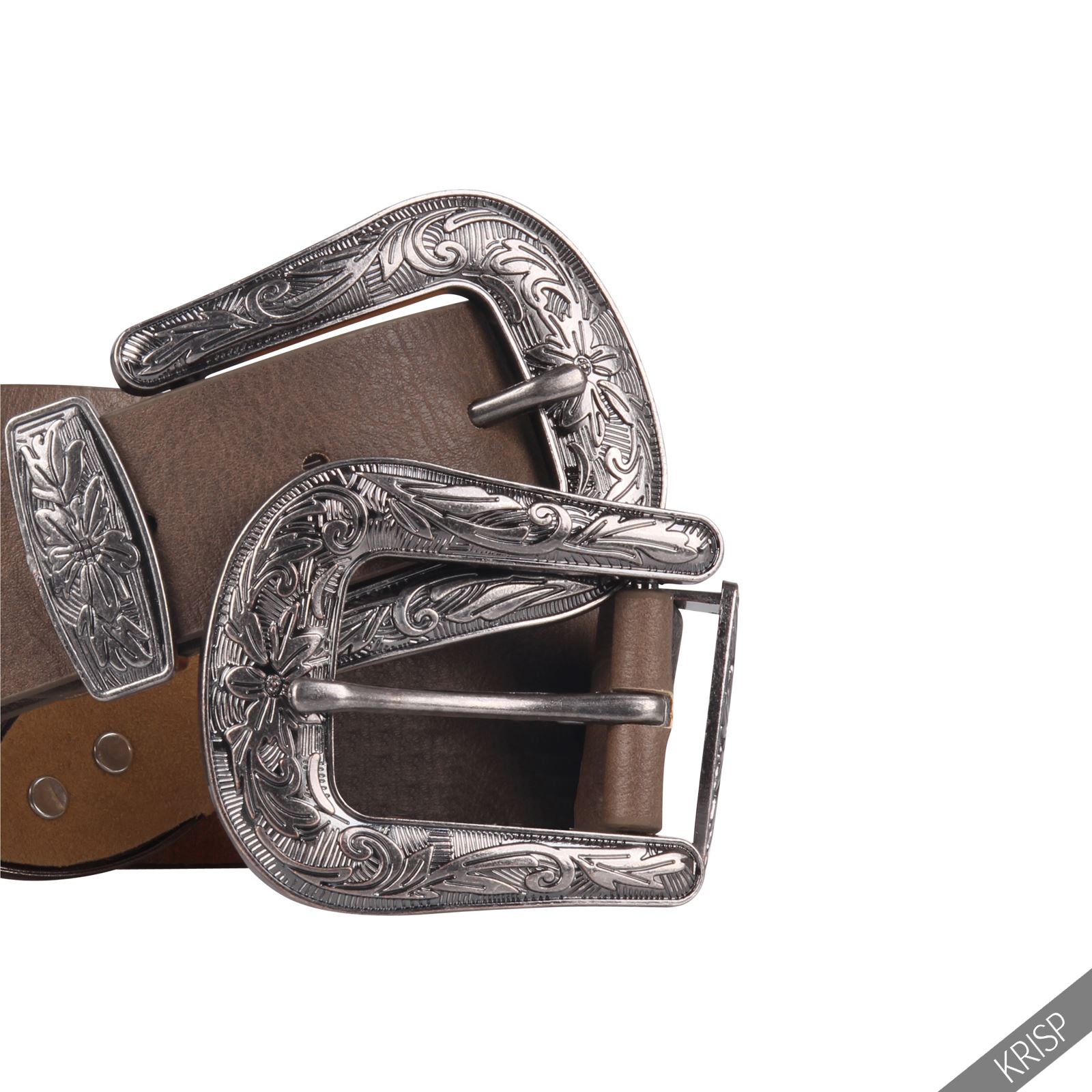Womens Leather Belt No Buckle