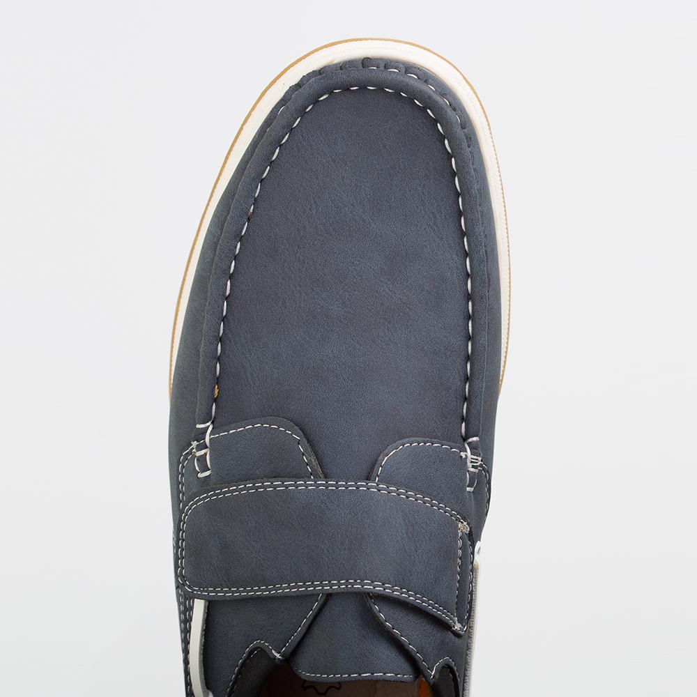 Mens Casual Boat Shoes Faux Leather Slip on Deck Summer Loafers Moccasins - Picture 16 of 23