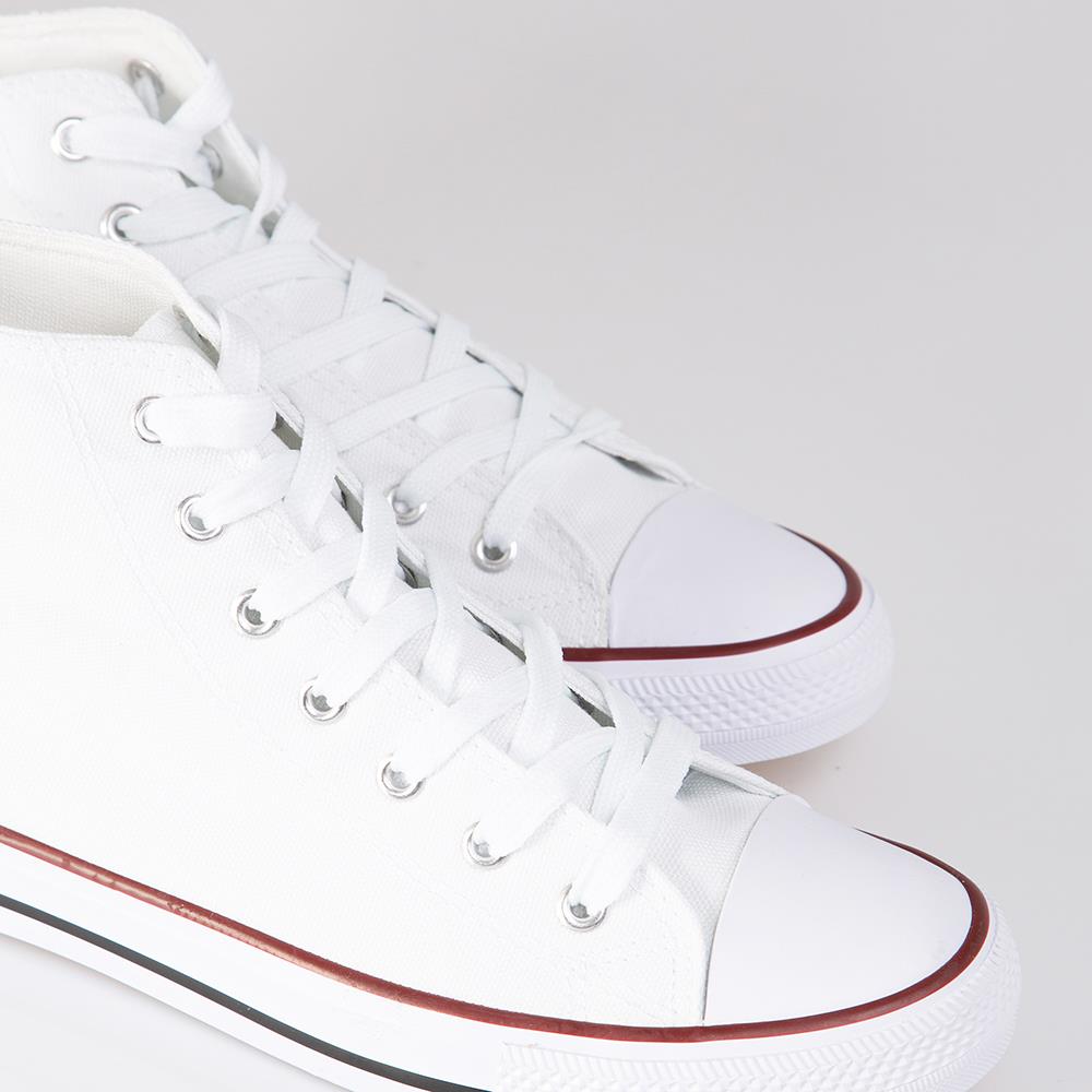 Mens Classic High Top Trainers Basketball Sneakers Lace Up Sport Shoes Walking - Picture 33 of 34