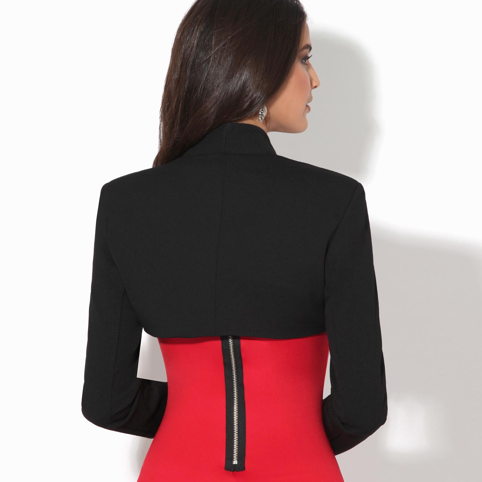 long sleeve bolero jacket
