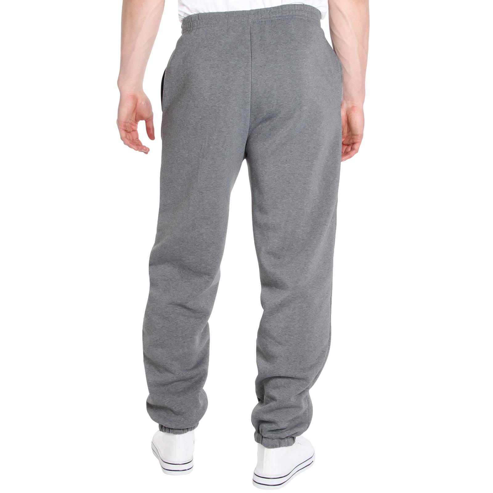 Mens Tracksuit Bottoms Striped Joggers Jogging Trousers Fleece Pants