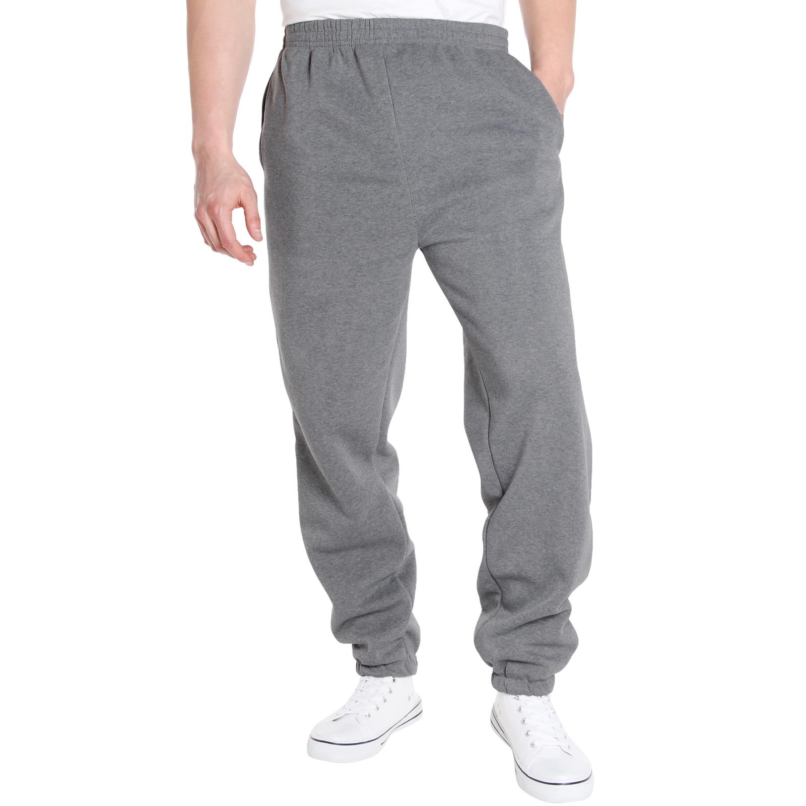 Mens Tracksuit Bottoms Striped Joggers Jogging Trousers Fleece Pants