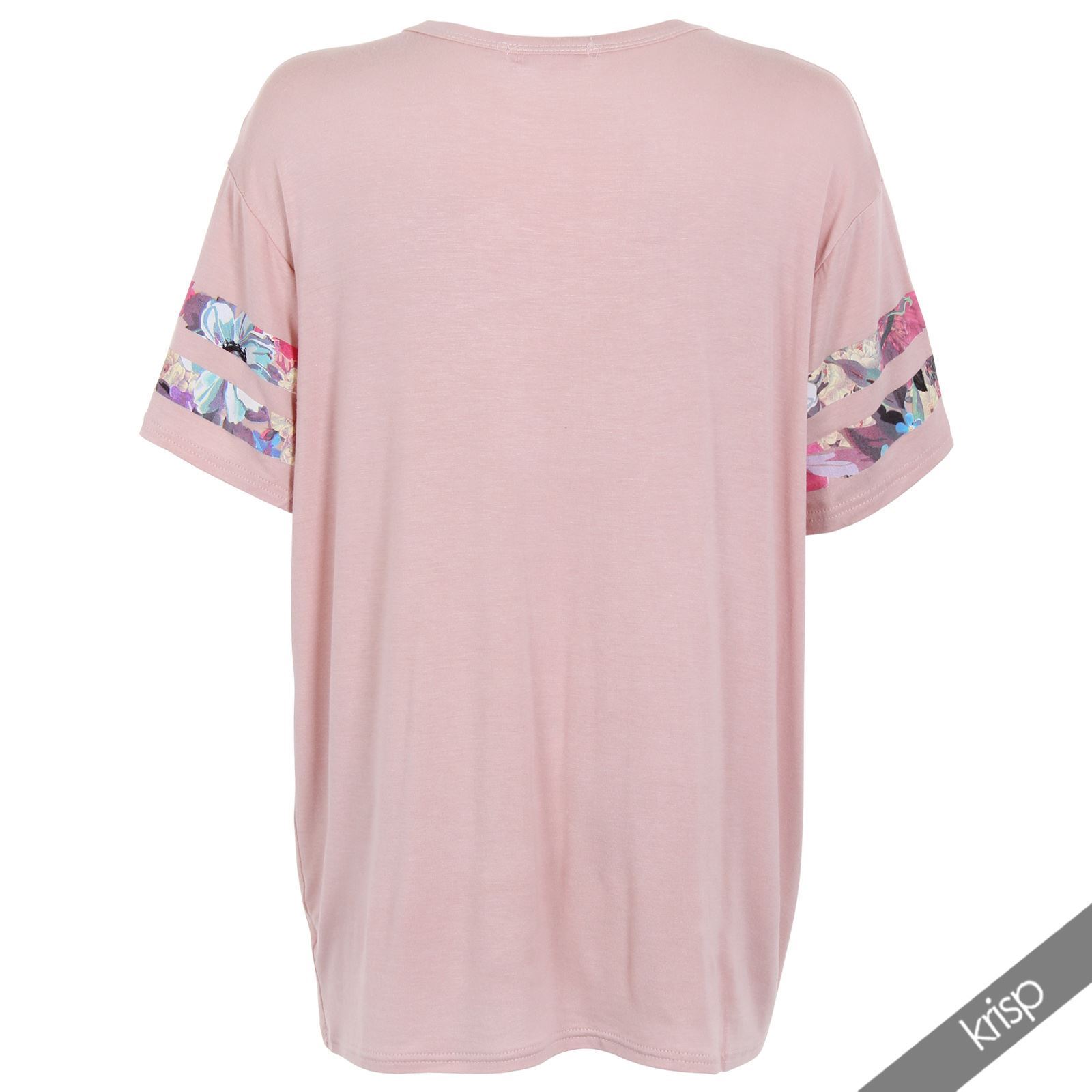 UK Womens Baggy Oversized Varsity American Baseball Long Jersey Tshirt