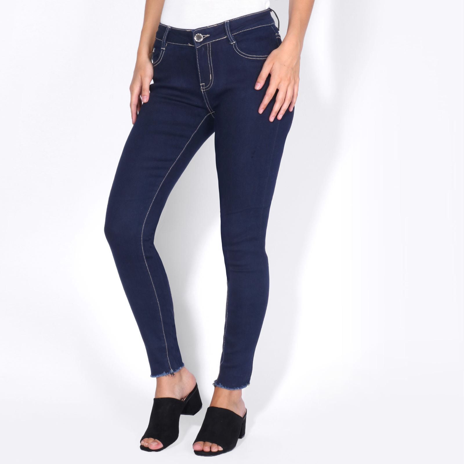 ladies long skinny jeans