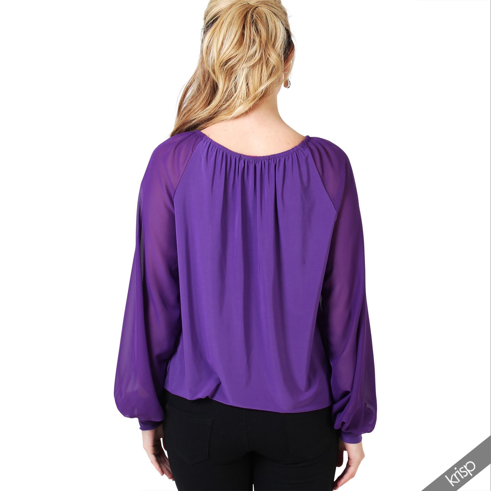 Sheer chiffon long sleeve blouse Shop for chiffon blouses at tiodegwiege.cf Free Shipping. Free Returns. All the time.