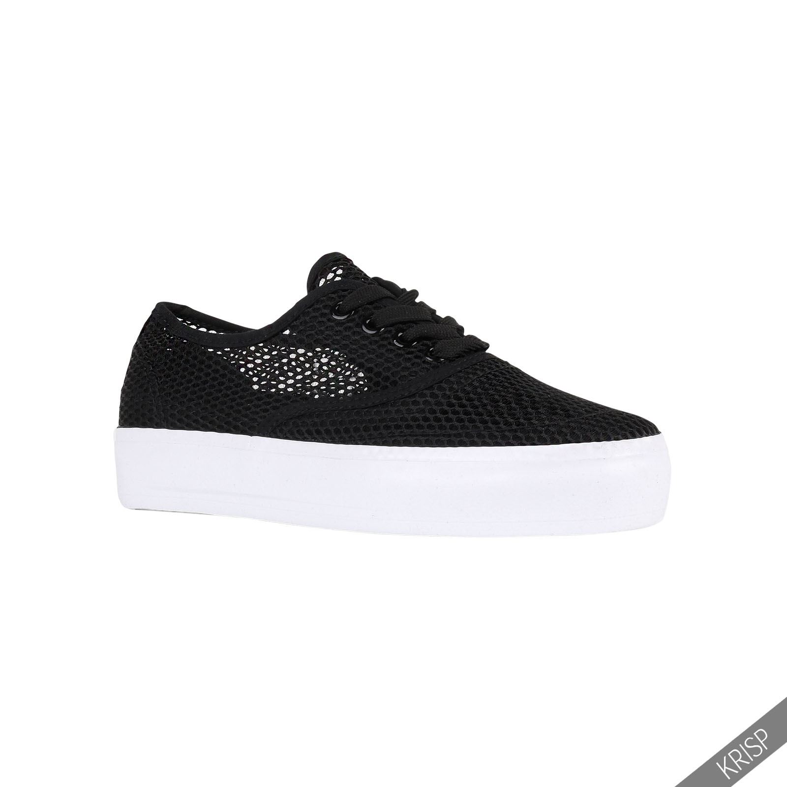 platform sport shoes womens mesh platform lace up plimsolls trainers platform sport shoes womens mesh platform lace up plimsolls trainers