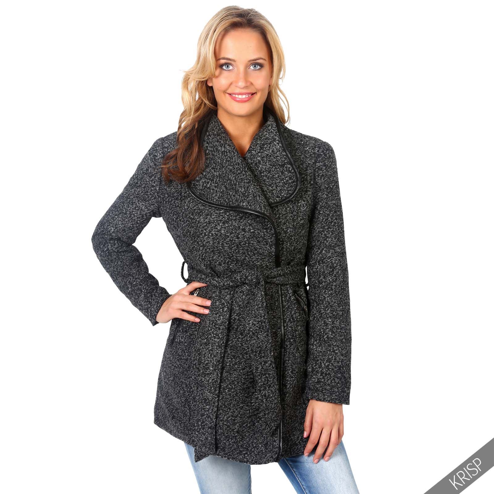 Women Fleece Lined Thick Long Oversized Waterfall Cardigan Coat Jacket Plus Size eBay