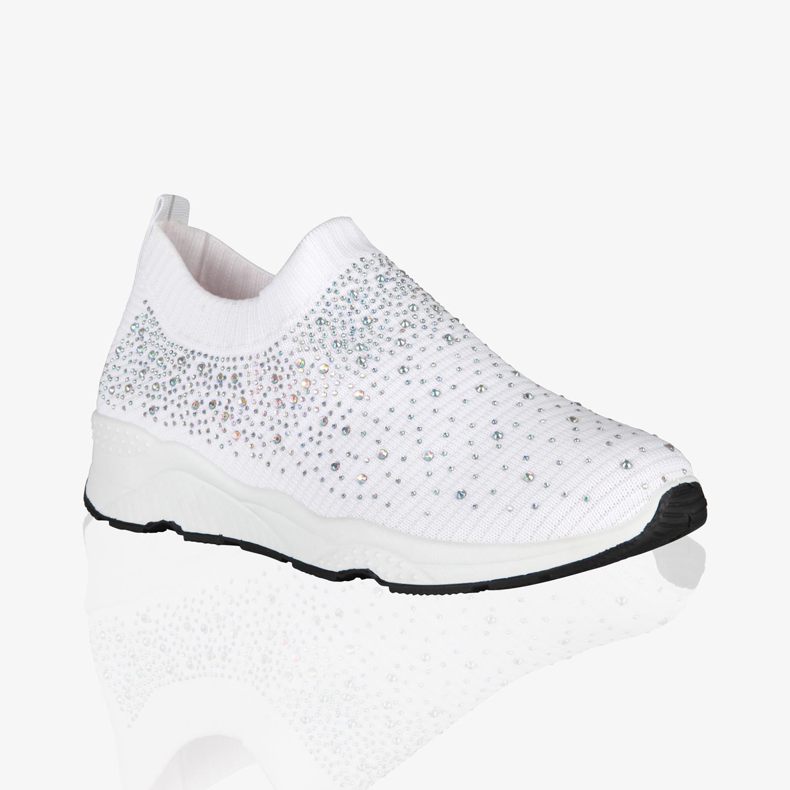slip on femme blanche