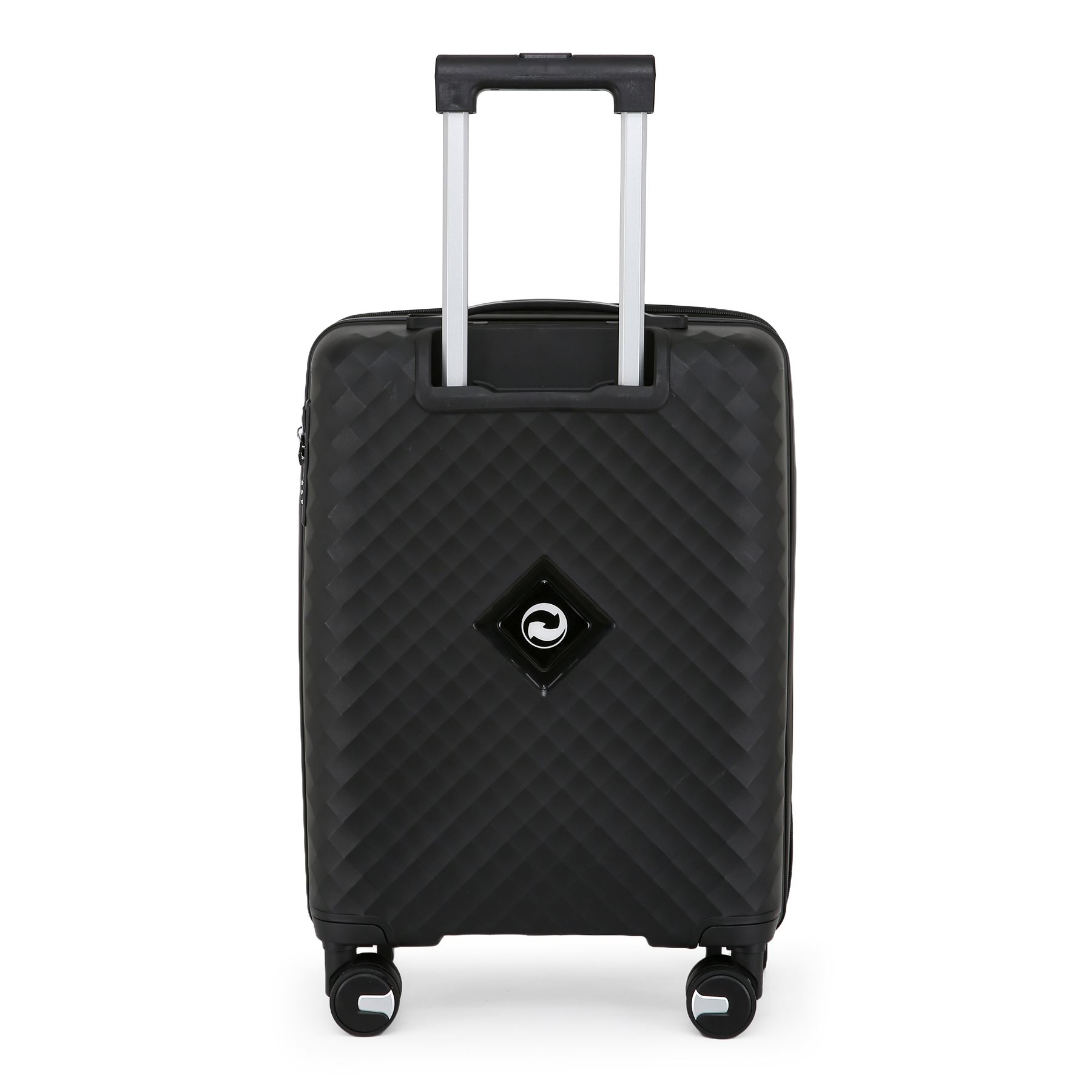 Hard Shell Black Cabin Suitcase Set 8 Wheel Luggage Case Strong Travel TSA Bag - Picture 14 of 32