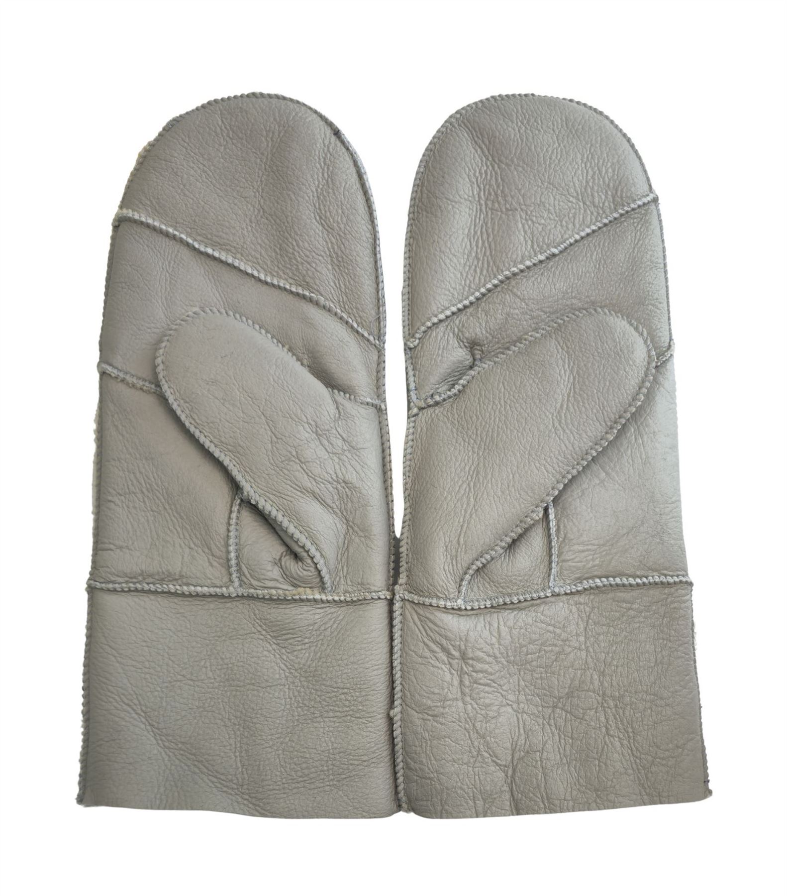 Infinity Leather Womens Genuine Real Sheepskin Mittens Warm Gloves - Picture 8 of 14