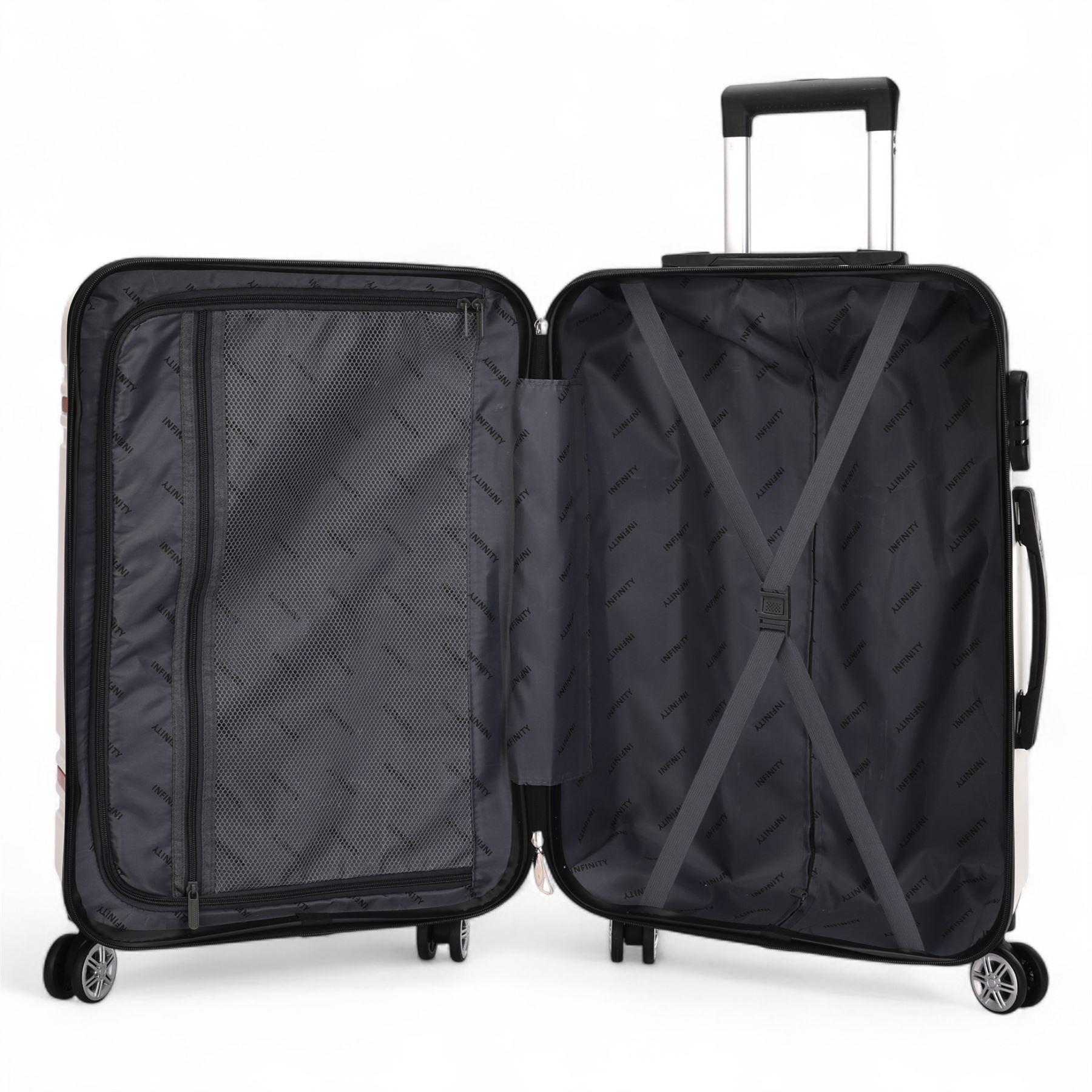 Cabina rígida 36 x 22 x 56 cm ABS adecuado para Easyjet, Ryanair, Wizzair - Imagen 8 de 22