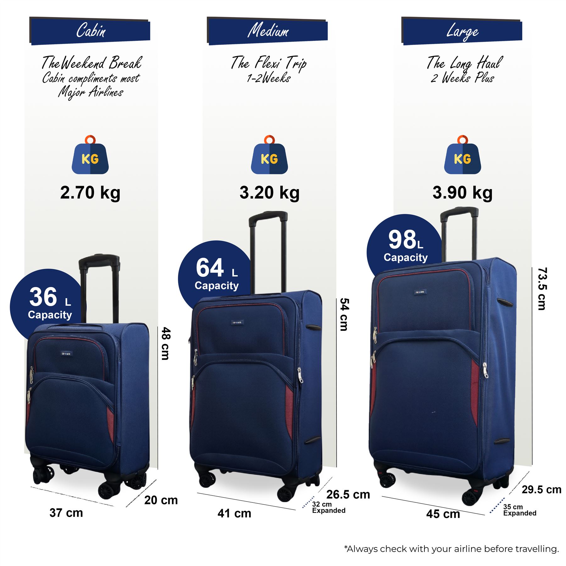Expandable Soft Shell Suitcase 8 Wheel Luggage Set Light Carry On Cabin Bag - Picture 17 of 61