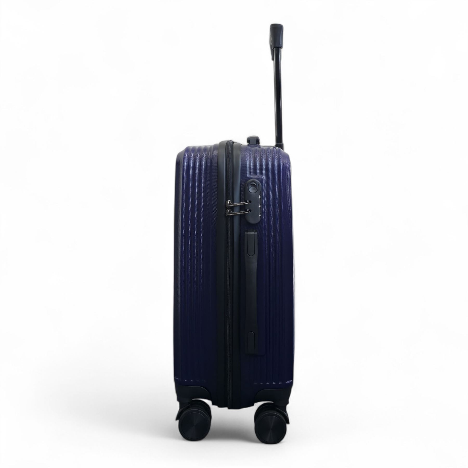 Strong Navy Hardshell Suitcase Set Dual 4 Wheel ABS Luggage Trolley Suitcase - Picture 14 of 31