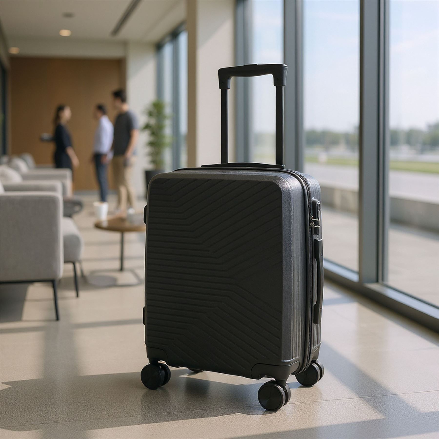 Strong Hardshell Suitcase Set Dual 4 Wheel ABS Luggage Trolley Cabin Suitcase - Picture 12 of 73
