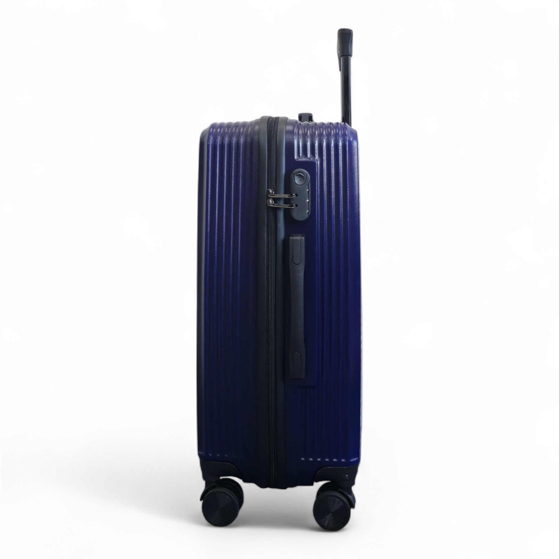 Strong Navy Hardshell Suitcase Set Dual 4 Wheel ABS Luggage Trolley Suitcase - Picture 22 of 31