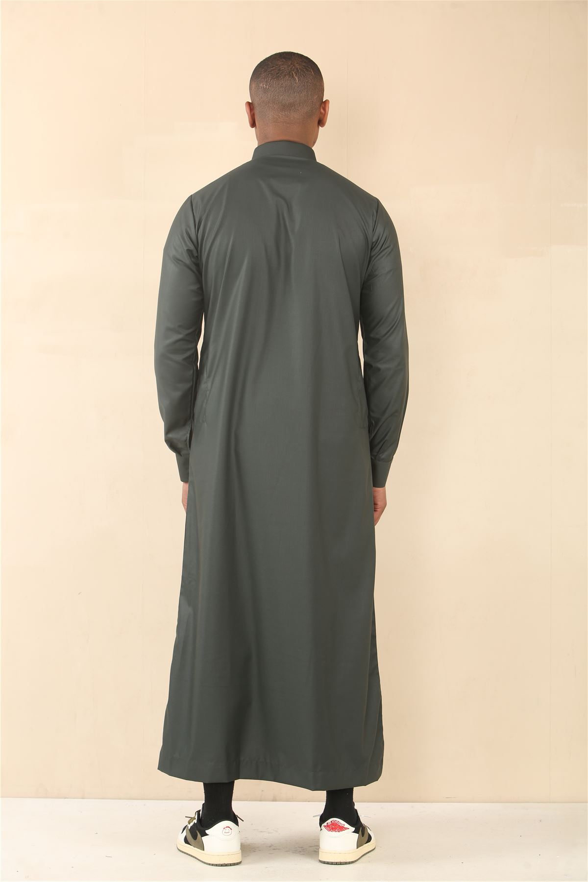 Men's Thobe Saudi Emirati Islamic Clothing Jubba Robe Muslim Eid Ramadan Arab - Picture 10 of 24