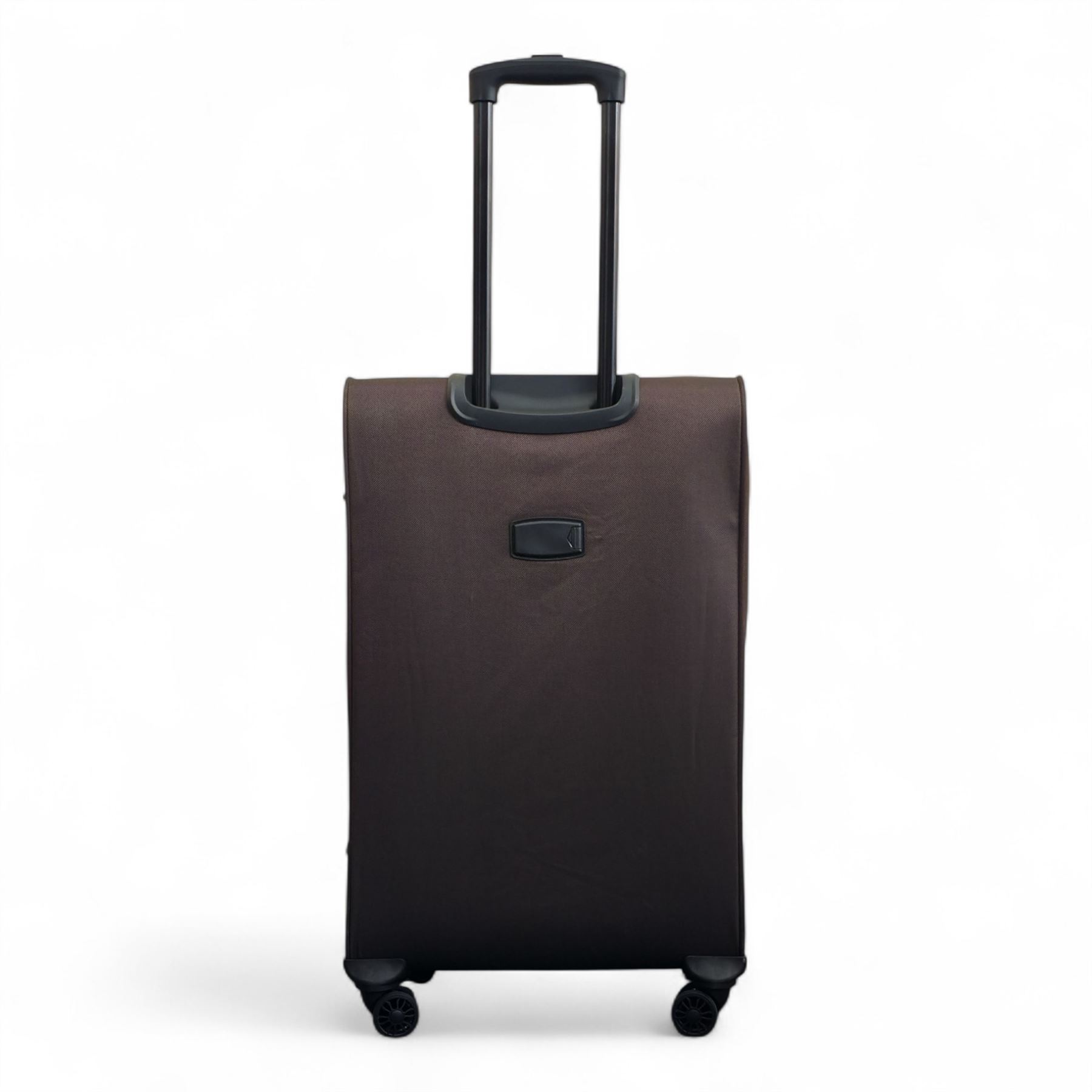 Expandable Soft Shell Suitcase 8 Wheel Luggage Set Light Carry On Cabin Bag - Picture 36 of 61